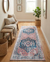 Laguna Sands Collection Area Rug -  Zuma Runner Navy Blue  lifestyle 60