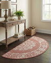 Patio Heritage Collection Area Rug - Savannah (Rust Red) Hearth Rust Red  lifestyle 60