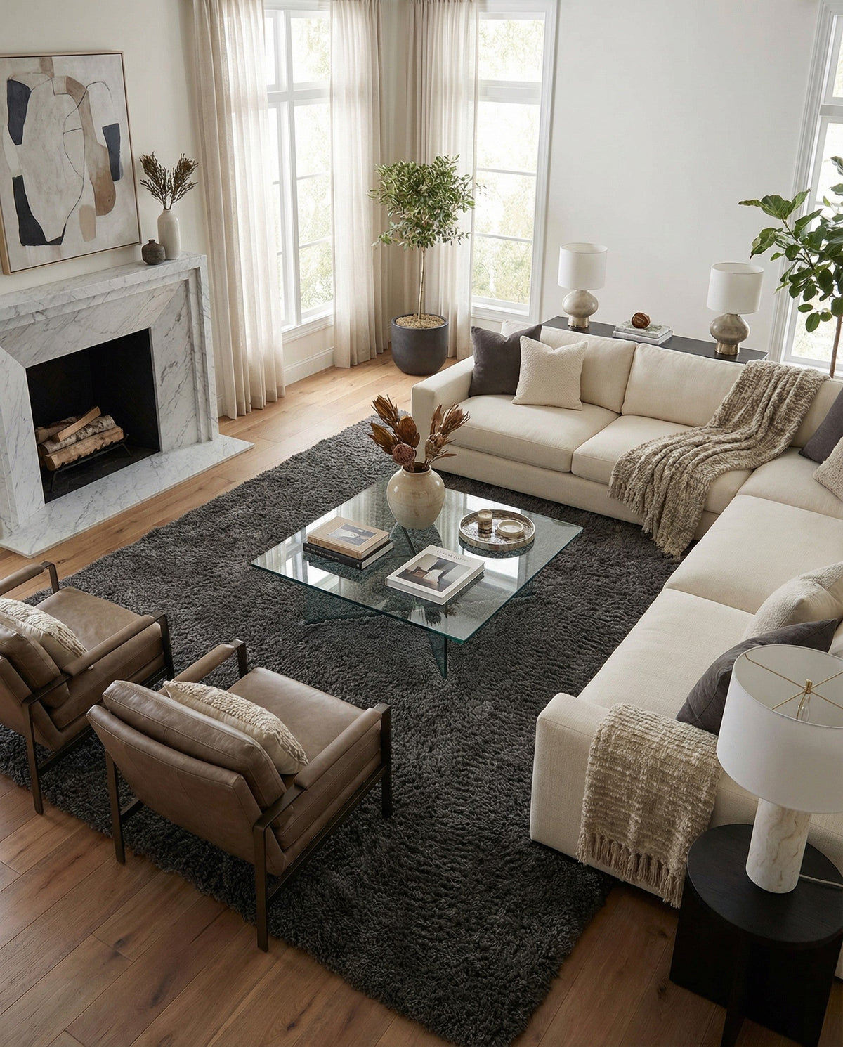 Majestic Manor Collection Area Rug - Versailles (Slate) Rectangle Slate  lifestyle 23