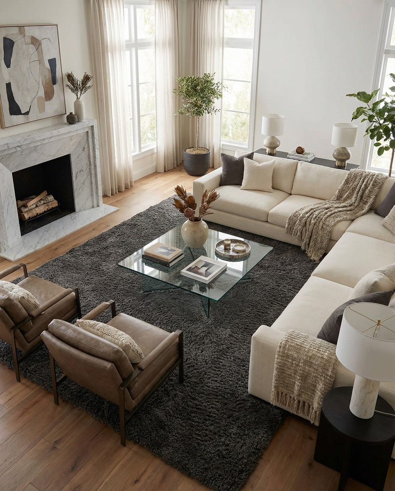 Majestic Manor Collection Area Rug - Versailles (Slate) Rectangle Slate  lifestyle 23