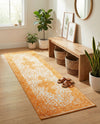 Dover Terrace Collection Area Rug - Marina (Orange) Runner Orange  lifestyle 43