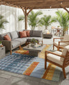 Urban Terrace Collection Area Rug -  Arbour Rectangle Multi  lifestyle 5