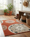 Urban Terrace Collection Area Rug -  Deck Rectangle Terracotta  lifestyle 37