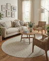 Urban Oasis Rugs Collection Area Rug -  Rooftop (Light Gray) Oval Light Gray  lifestyle 24