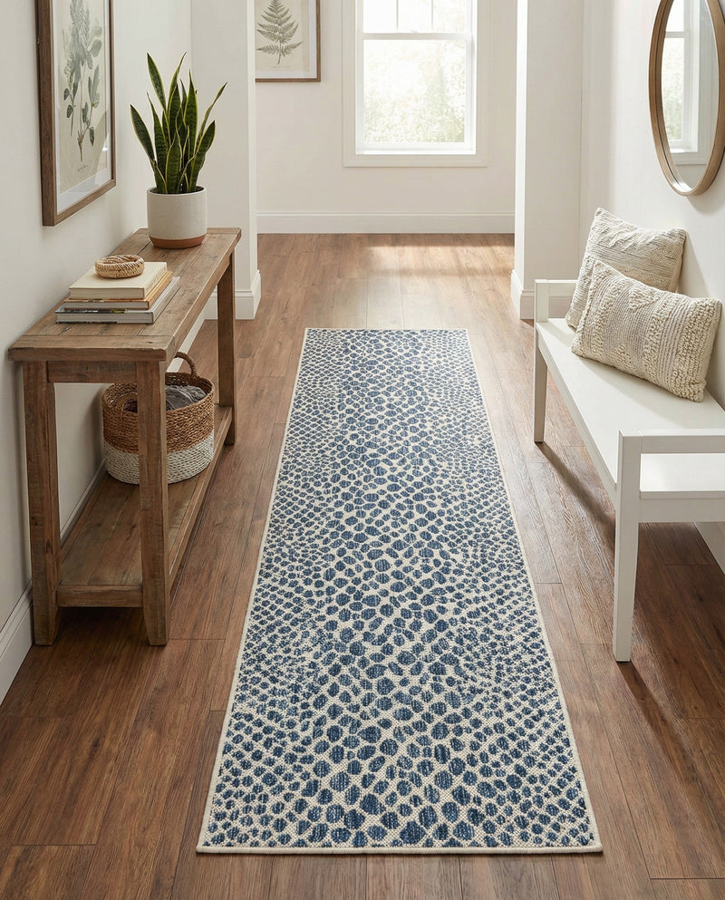 Urban Oasis Rugs Collection Area Rug -  Terrace (Blue) Runner Blue  lifestyle 79