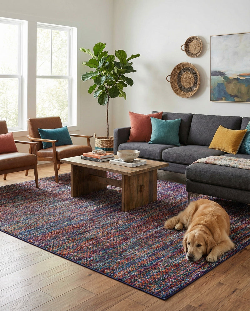 Caribbean Cove Collection Area Rug -  Mayreau Rectangle Multi  lifestyle 3