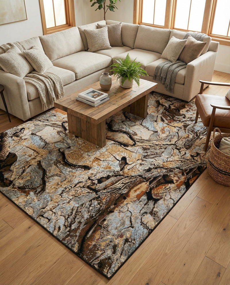Urban Terrace Collection Area Rug -  Horizon Rectangle Multi  lifestyle 23