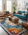Beverly Grove Collection Area Rug - Melrose (Multi) Rectangle Multi  lifestyle 8