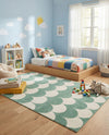 Wonder Tykes Collection Area Rug - Sparklewood Rectangle Soft Green  lifestyle 29