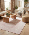 Tribal Terrace Treasures Collection Area Rug -  Incan Isle (Pink) Rectangle Pink  lifestyle 23