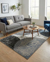 Copenhagen Edge Collection Area Rug -  Amager Rectangle Multi  lifestyle 22