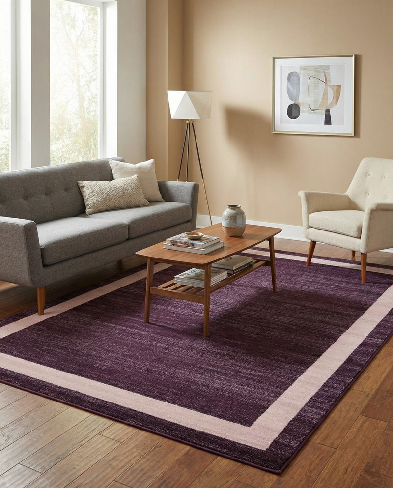Studio Haven Collection Area Rug -  Alcove (Violet) Rectangle Violet  lifestyle 16