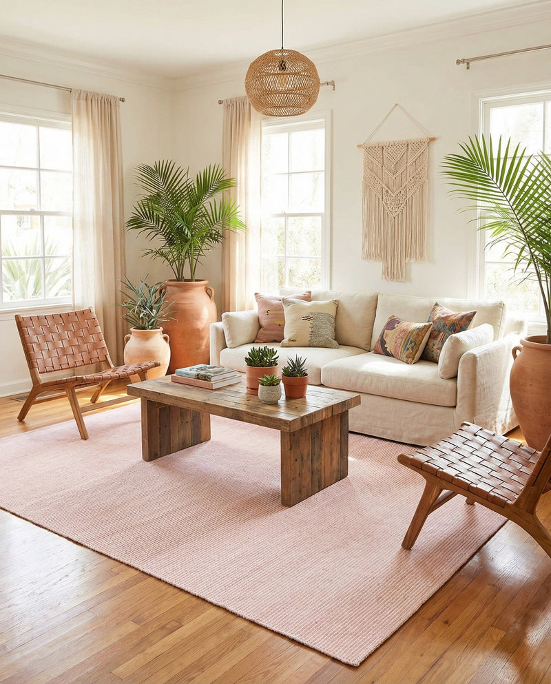 Jill Zarin Sedona Oasis Outdoor Collection Area Rug - Coconino (Pink Roses) Rectangle Pink Roses  lifestyle 6