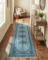 Bazaar Chic Collection Area Rug -  El Jadida Runner Blue  lifestyle 45