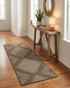 Sahara Sands Collection Area Rug -  Merimde Runner Brown  lifestyle 76