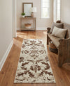 Andes Summit Collection Area Rug -  Huascarán Runner Chocolate Brown  lifestyle 37