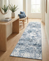 Luminara Sands Collection Area Rug - Elysium (Vintage Blue) Runner Vintage Blue  lifestyle 39