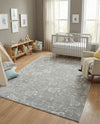 Wonder Tykes Collection Area Rug -  Spectrum Rectangle Gray  lifestyle 63