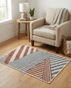 Urban Oasis Rugs Collection Area Rug -  Loft Rectangle Blue  lifestyle 24