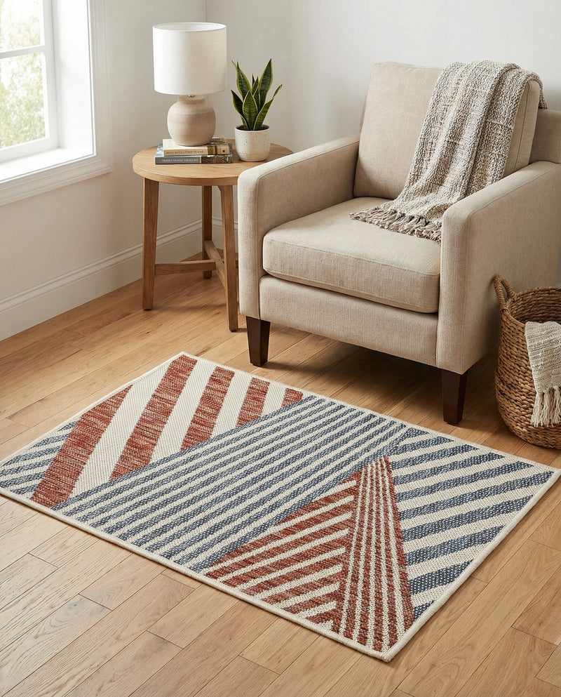 Urban Oasis Rugs Collection Area Rug -  Loft Rectangle Blue  lifestyle 24