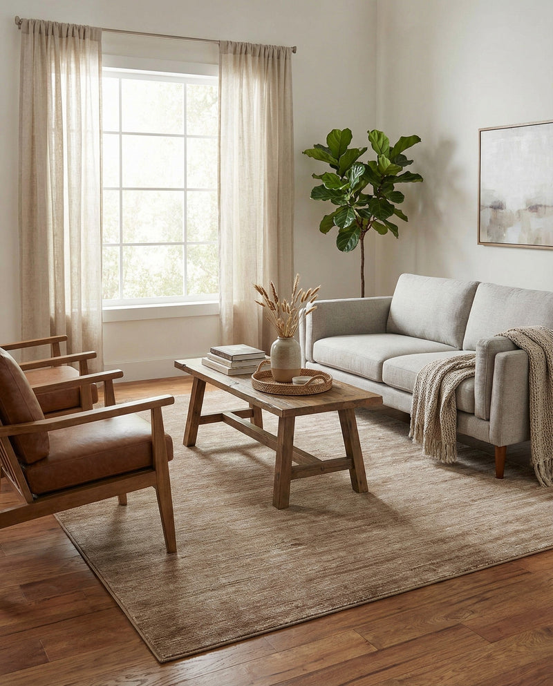 Bloomsbury Elegance Collection Area Rug -  Kensington (Beige) Rectangle Beige  lifestyle 18