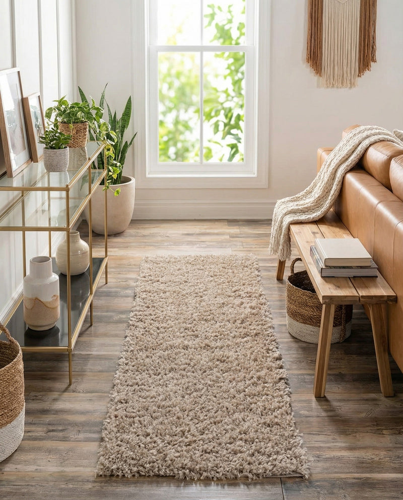 Alpine Plush Collection Area Rug -  Cortina (Linen) Runner Linen  lifestyle 43
