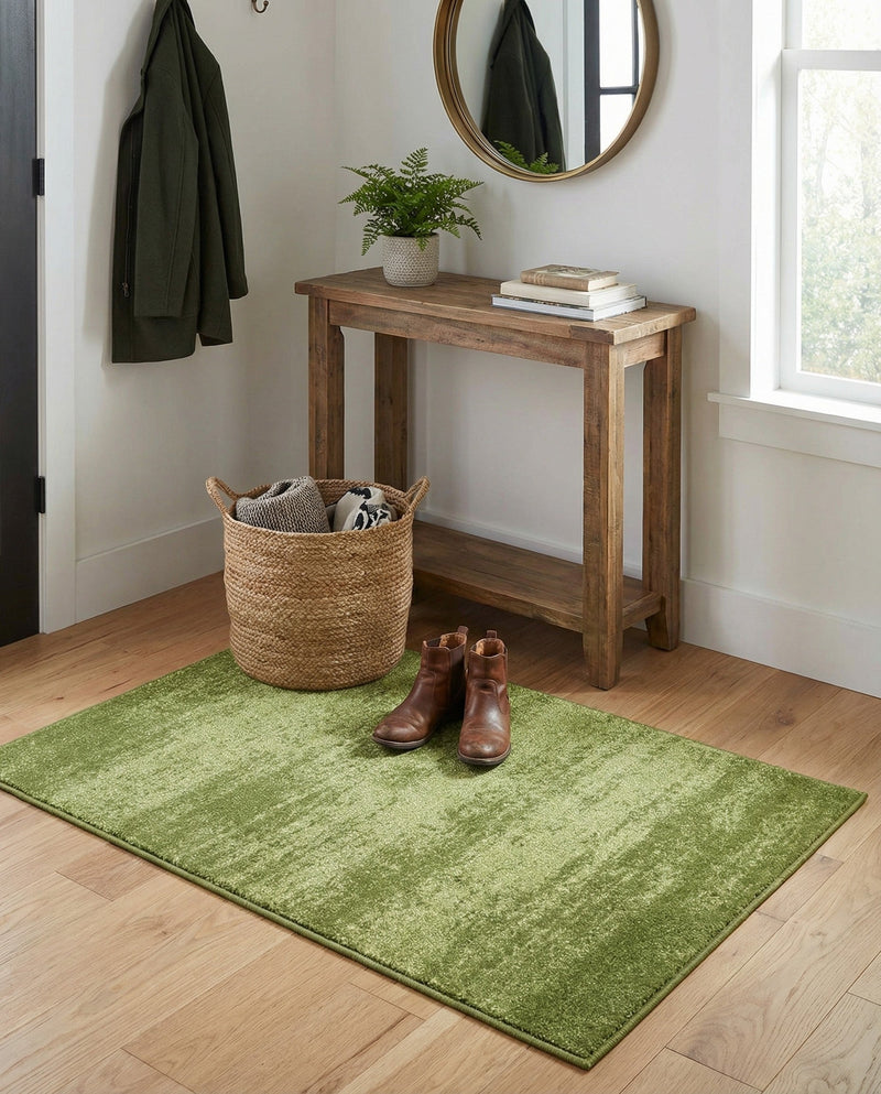 Studio Haven Collection Area Rug -  Gallery (Green) Rectangle Green  lifestyle 31