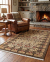 Chelsea Elegance Collection Area Rug -  Brompton (Brown) Rectangle Brown  lifestyle 45