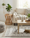 Sahara Chic Collection Area Rug -  Tangier Rectangle Gray  lifestyle 43