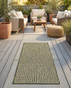 Urban Terrace Collection Area Rug -  Astoria (Green) Runner Green  lifestyle 32