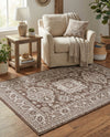 Tribal Terrace Treasures Collection Area Rug -  Incan Isle (Brown) Rectangle Brown  lifestyle 32