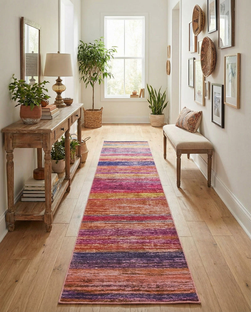 Sahara Essence Collection Area Rug - Oasis (Multi) Runner Multi  lifestyle 35