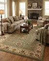 Jaipur Elegance Collection Area Rug -  City Rectangle Light Green  lifestyle 11