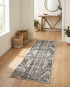 Cascade Range Collection Area Rug - Hood (Gray) Runner Gray  lifestyle 77