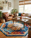 Beverly Grove Collection Area Rug - Melrose (Multi) Octagon Multi  lifestyle 75