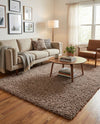 Eternal Plush Oasis Collection Area Rug -  Tranquility (Khaki) Rectangle Khaki  lifestyle 15