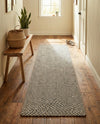 Highland Woven Jute Collection Area Rug - Glenmore (Gray) Runner Gray  lifestyle 60