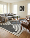 Monochrome Collection Area Rug -  Ash Rectangle Gray  lifestyle 25