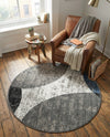 Copenhagen Edge Collection Area Rug -  Amager Round Multi  lifestyle 54