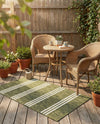 Urban Oasis Rugs Collection Area Rug -  District (Green) Rectangle Green  lifestyle 15