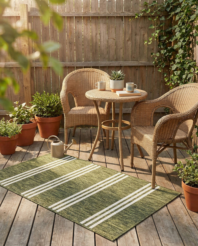 Urban Oasis Rugs Collection Area Rug -  District (Green) Rectangle Green  lifestyle 15
