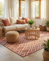 Urban Oasis Rugs Collection Area Rug -  Boulevard (Rust Red) Rectangle Rust Red  lifestyle 11