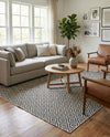 Urban Oasis Rugs Collection Area Rug -  Rooftop (Charcoal Gray) Rectangle Charcoal Gray  lifestyle 11