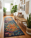 Marrakesh Elegance Collection Area Rug -  Larache Runner Multi  lifestyle 36
