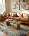 Chromatic Oasis Collection Area Rug -  Fresco Rectangle Multi  lifestyle 8