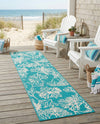 Seaside Haven Rugs Collection Area Rug -  Seaside Runner Teal  lifestyle 43