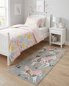 Wonder Tykes Collection Area Rug -  Hued Runner Gray  lifestyle 38