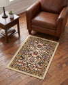 Tabriz Tapestry Collection Area Rug - Sahand (Cream) Rectangle Cream  lifestyle 24