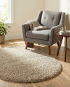 Alpine Plush Collection Area Rug -  Cortina (Linen) Oval Linen  lifestyle 37