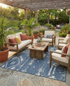 Desert Nomad Terrace Collection Area Rug - Sahara (Blue) Rectangle Blue  lifestyle 19